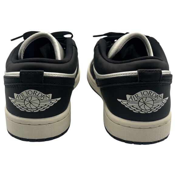 Nike Womens Air Jordan 1 Low SE Vintage Panda Sneakers Shoes Black White Size 7 - Picture 4 of 8